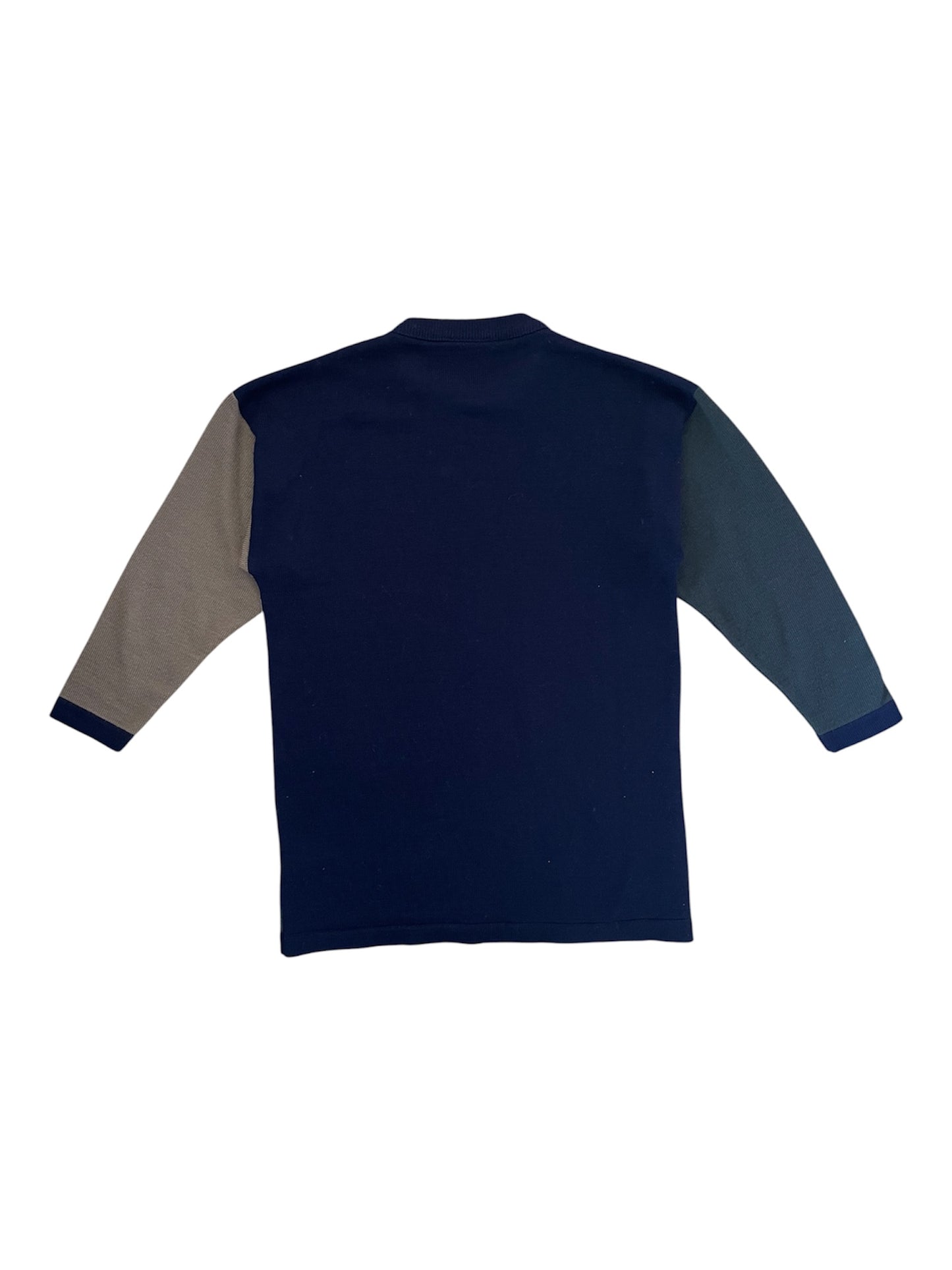 Colour Block Vintage 90s Knit Jumper