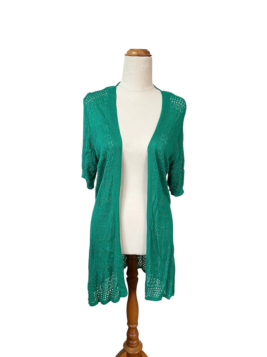 Green shirt sleeve cardigan - Millers