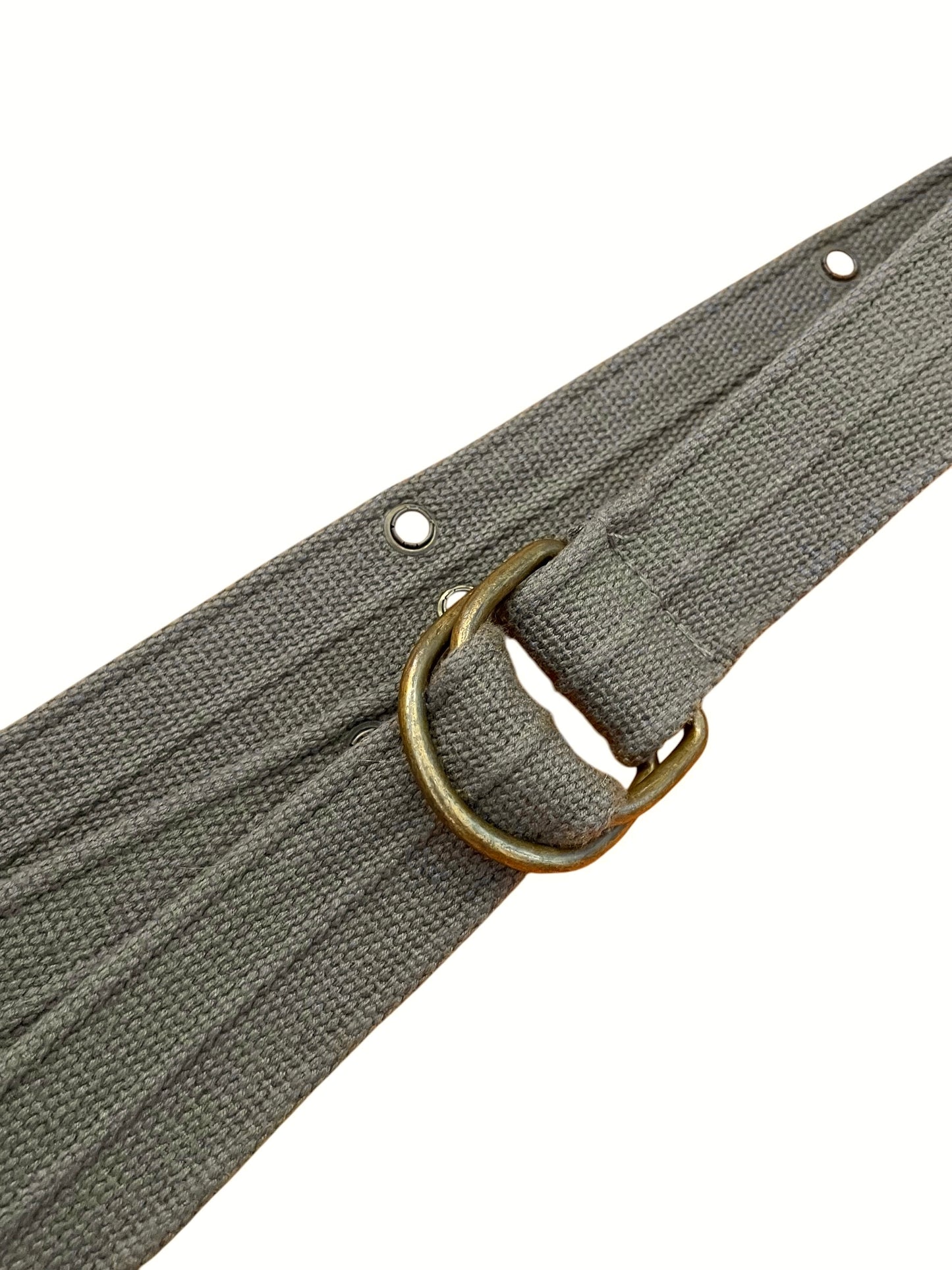 Khaki Miltary Style Heavy Canvas Belt
