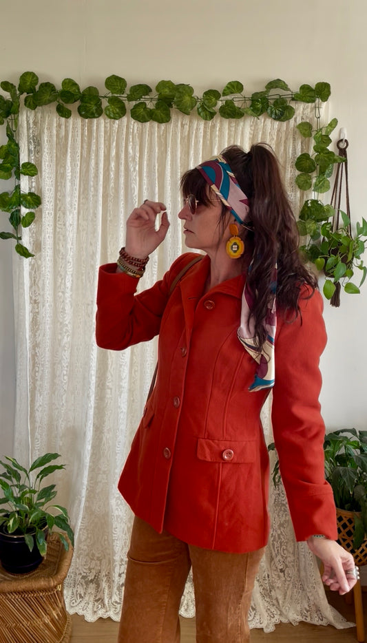60s retro style head scarf