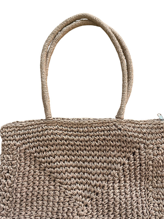 Woven Paper Tote Bag