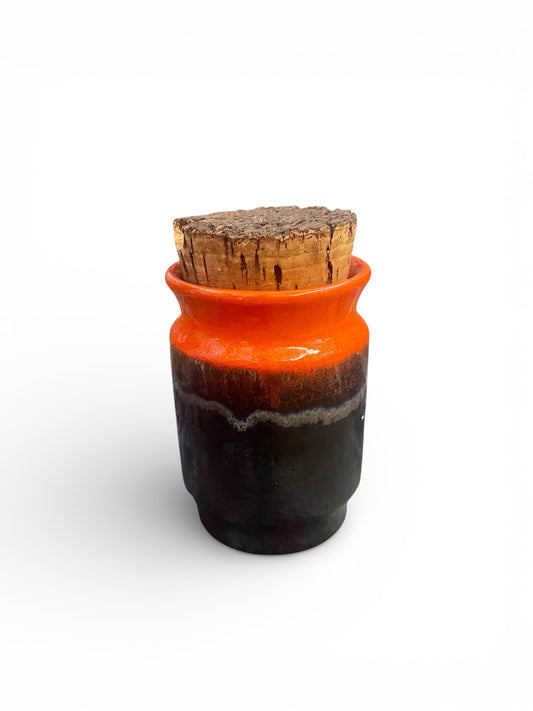 Ellis Pottery Fat Lava Small Cannister