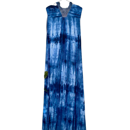 Preloved - “Xcepsion” Blue Tie Dye Dress