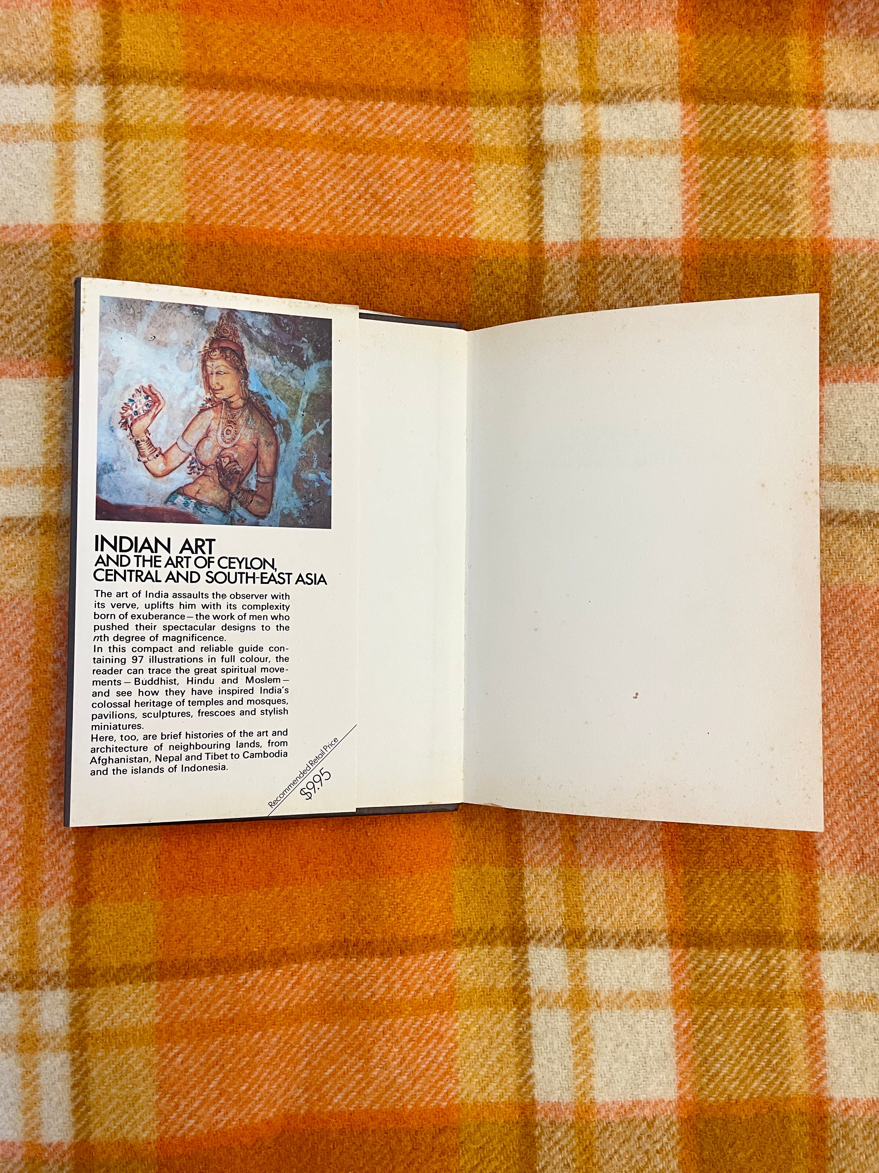 Vintage 1972 Indian Art Hardcover Book Fransesco Abbate