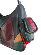 Patch Faux Leather Handbag