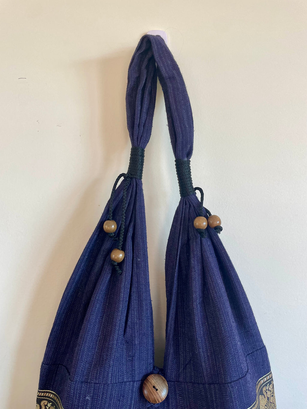 Hobo Style Elephant Cotton Bag