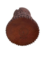 Hand carved Wooden Candle Holder