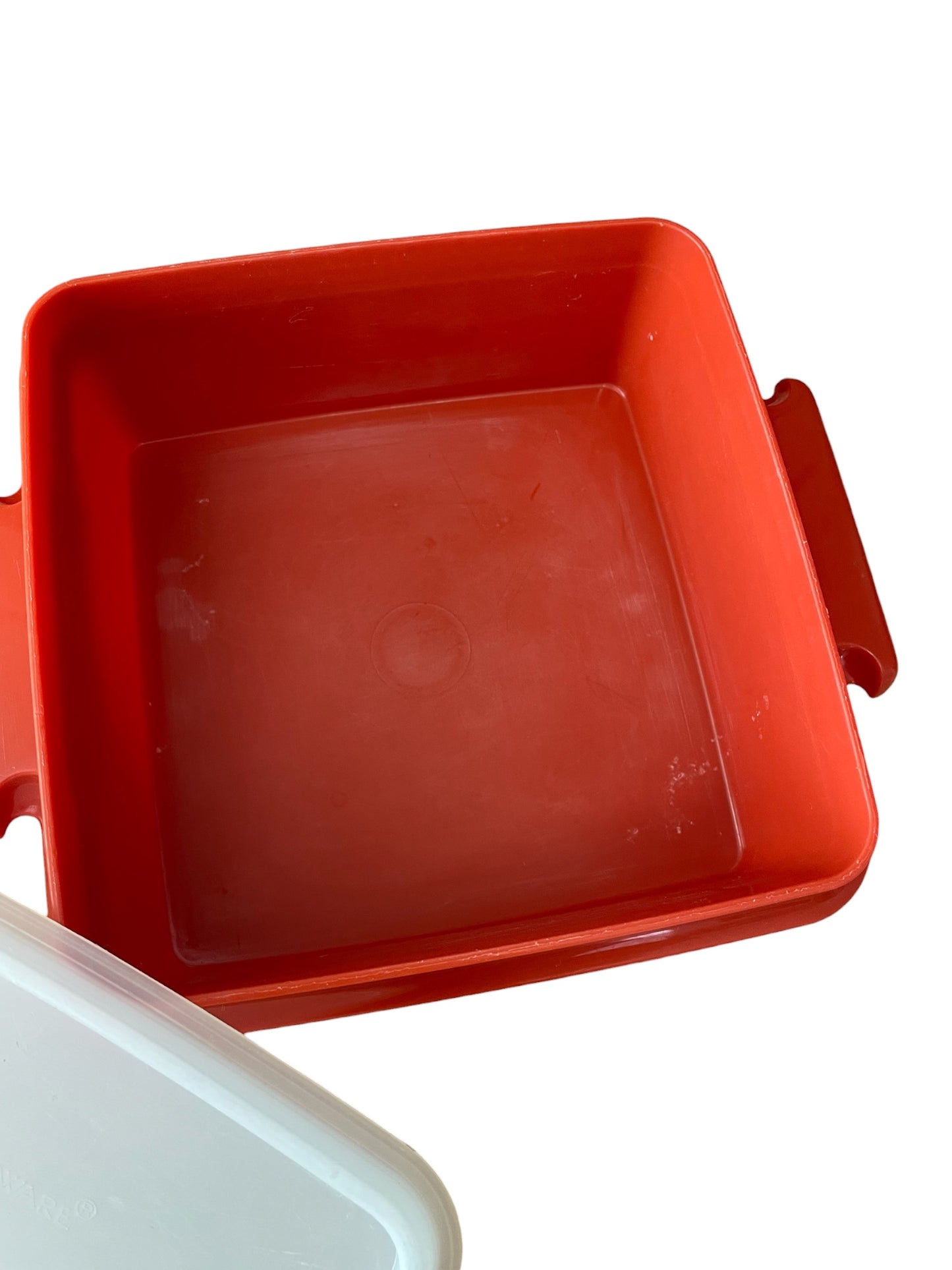 Set of 3 Vintage Square Tupperware Containers