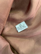 Vintage 90s Chocolate Brown Jacquard Blazer
