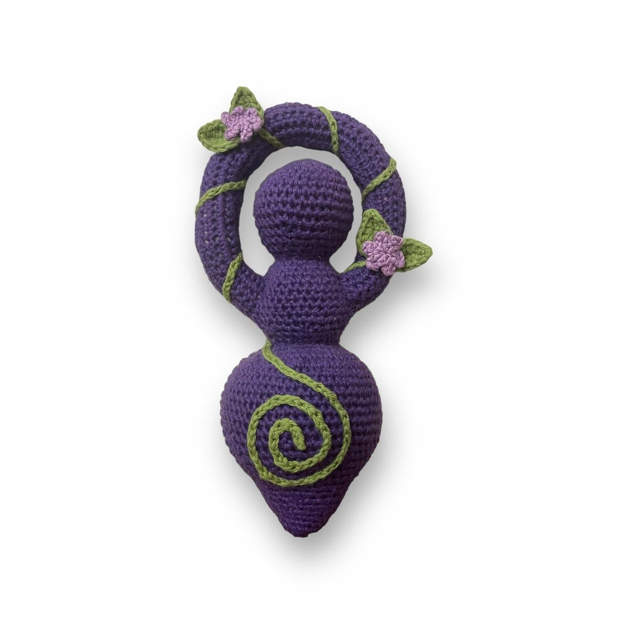 Crochet Purple Goddess Doll