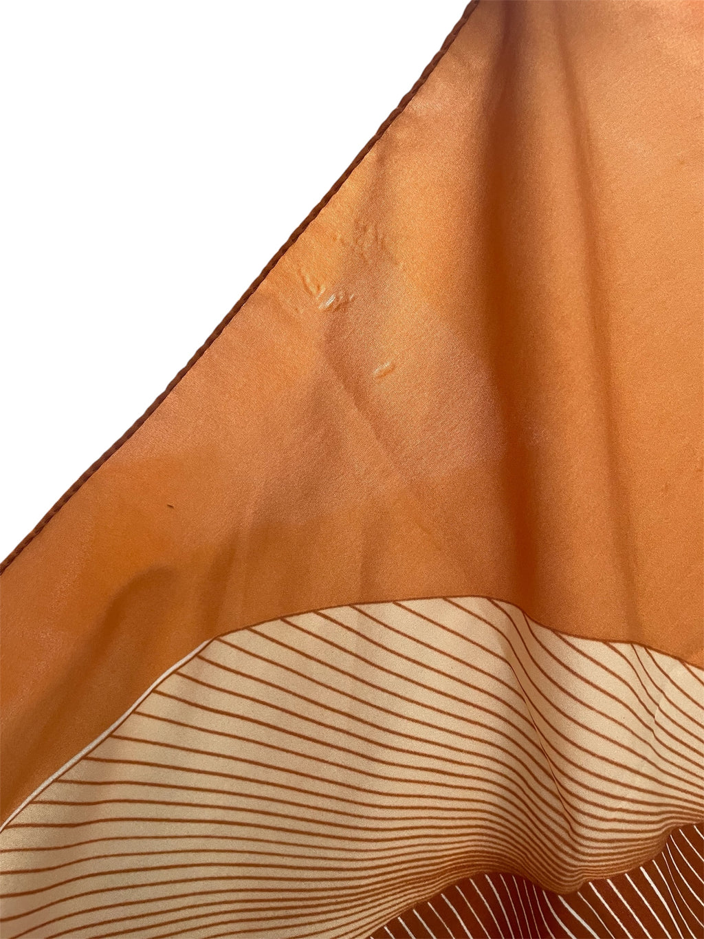 Orange Retro Square Scarf
