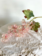 Vintage Lucite Pink Grape Cluster – 1960s