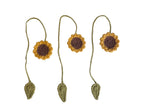 Crochet Sunflower bookmark