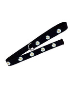 Black & White Daisy Woven Cotton Belt