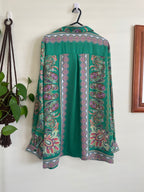Retro Paisley Button up Blouse Sz 12