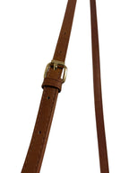 Tan Crossbody Faux Leather Bag with Tassel