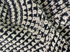 Black & white knitted tunic