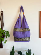 Hobo Style Elephant Cotton Bag