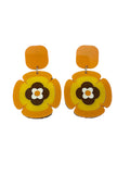 I’m living in the 70s groovy retro earrings 