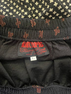 VTG 3/4 Brown & Black pattern skirt