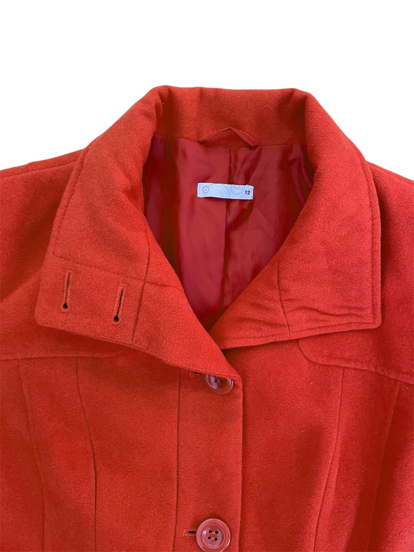 Burnt Orange Vintage Style Blazer