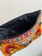 Sam Well Embroidered Hmong Clutch/Travel Pouch