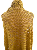 Mustard Fringed Shawl