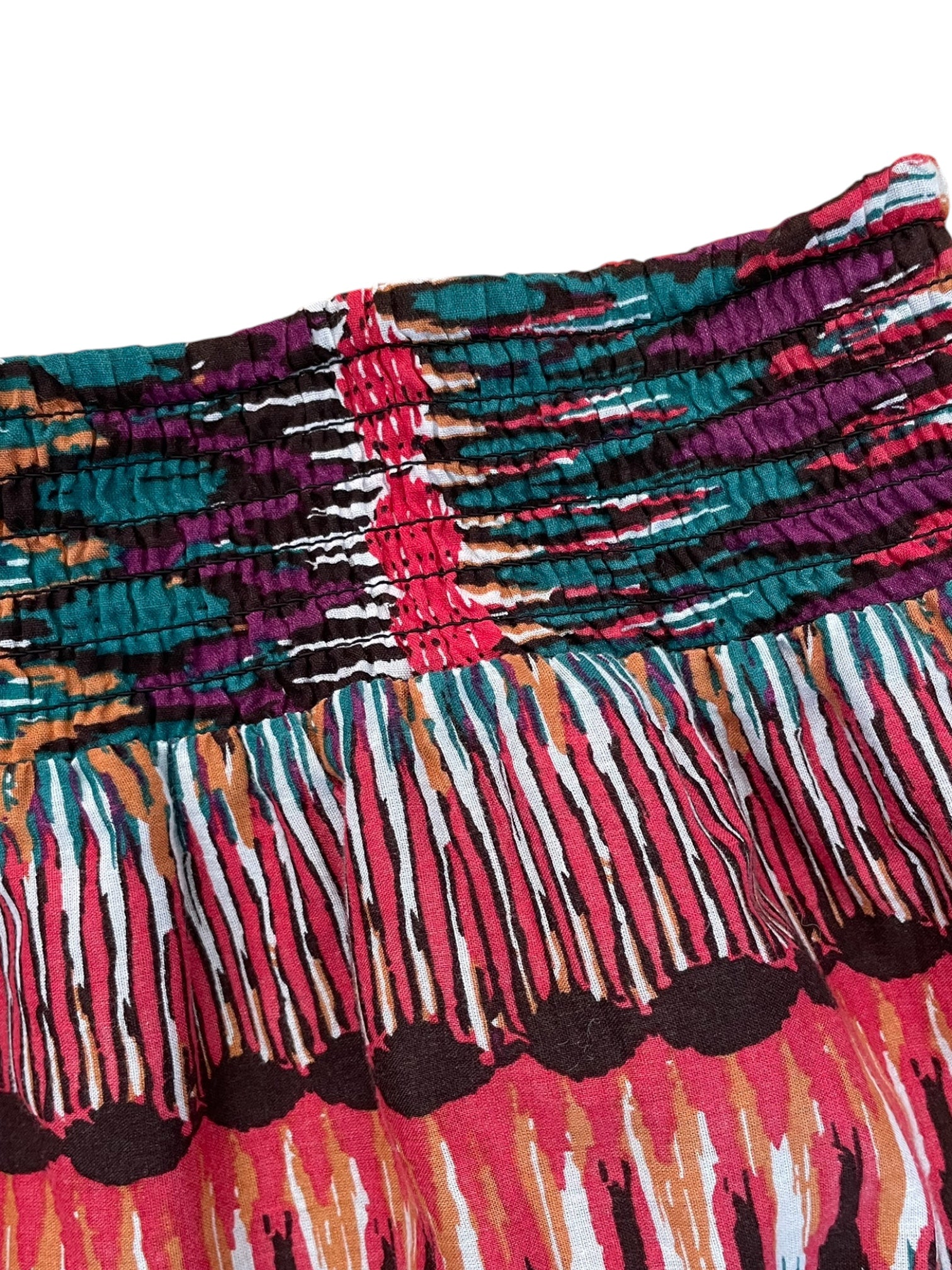 Tribal print Midi Skirt