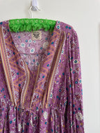 Boho Long Sleeve Mini Dress
