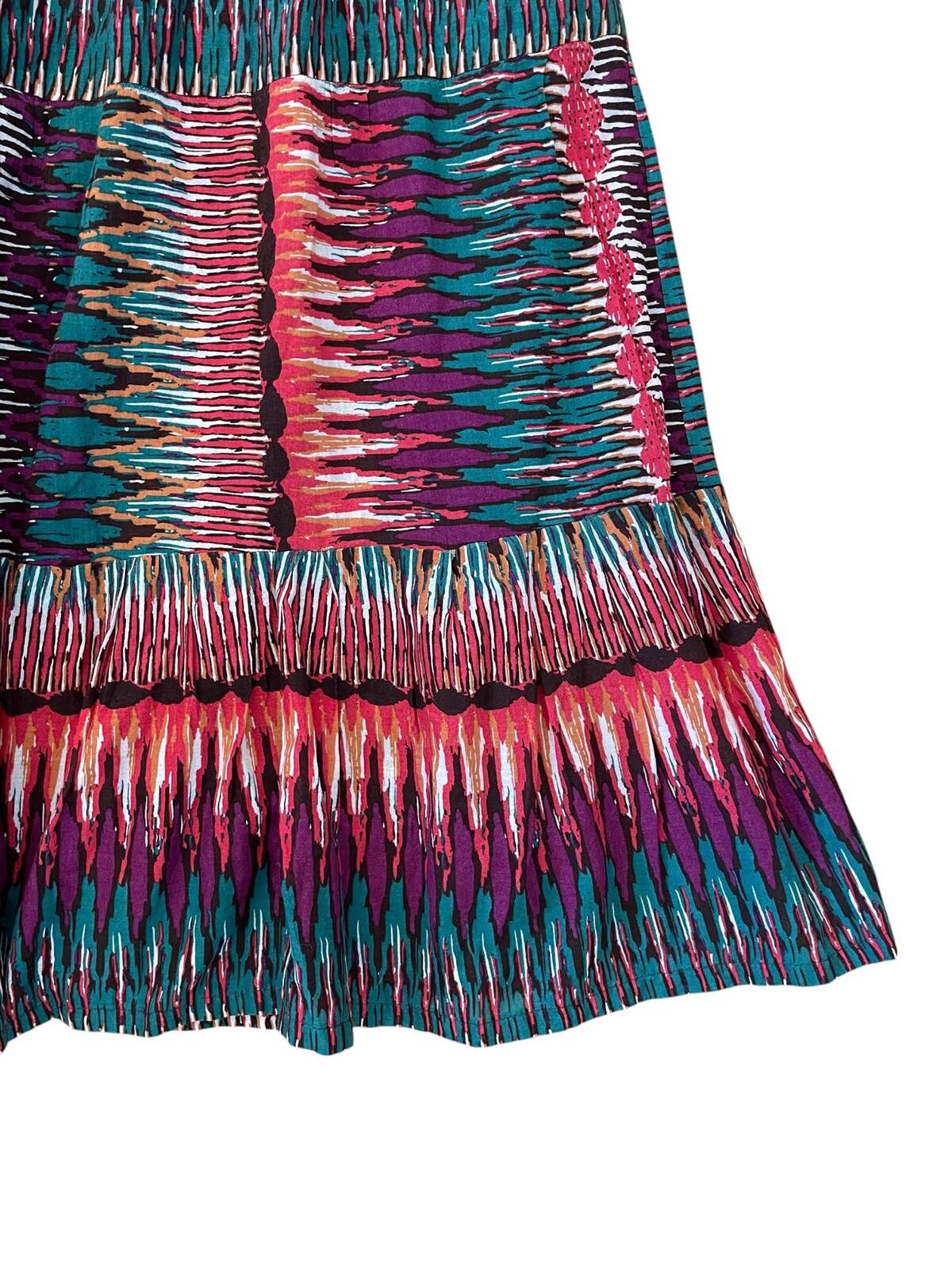 Tribal print Midi Skirt