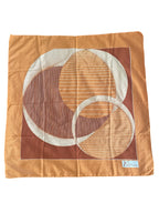 Orange Retro Square Scarf