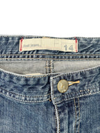 Upcycled Hand Embroidered Patchwork Jeans