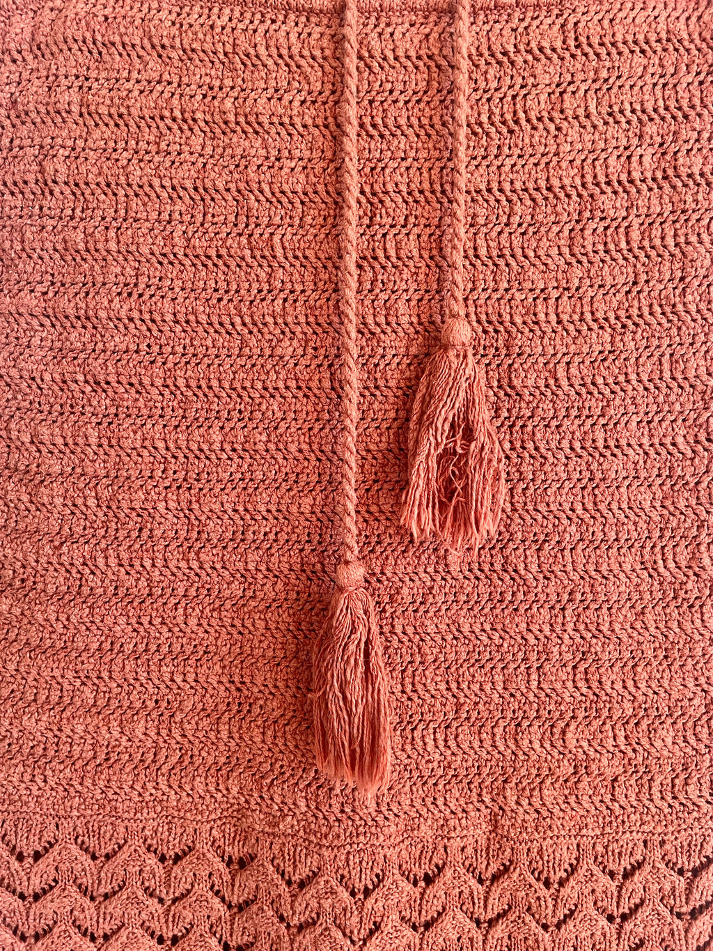 Ghanda Brown Knitted Pencil Skirt
