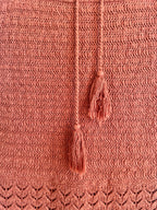 Ghanda Brown Knitted Pencil Skirt