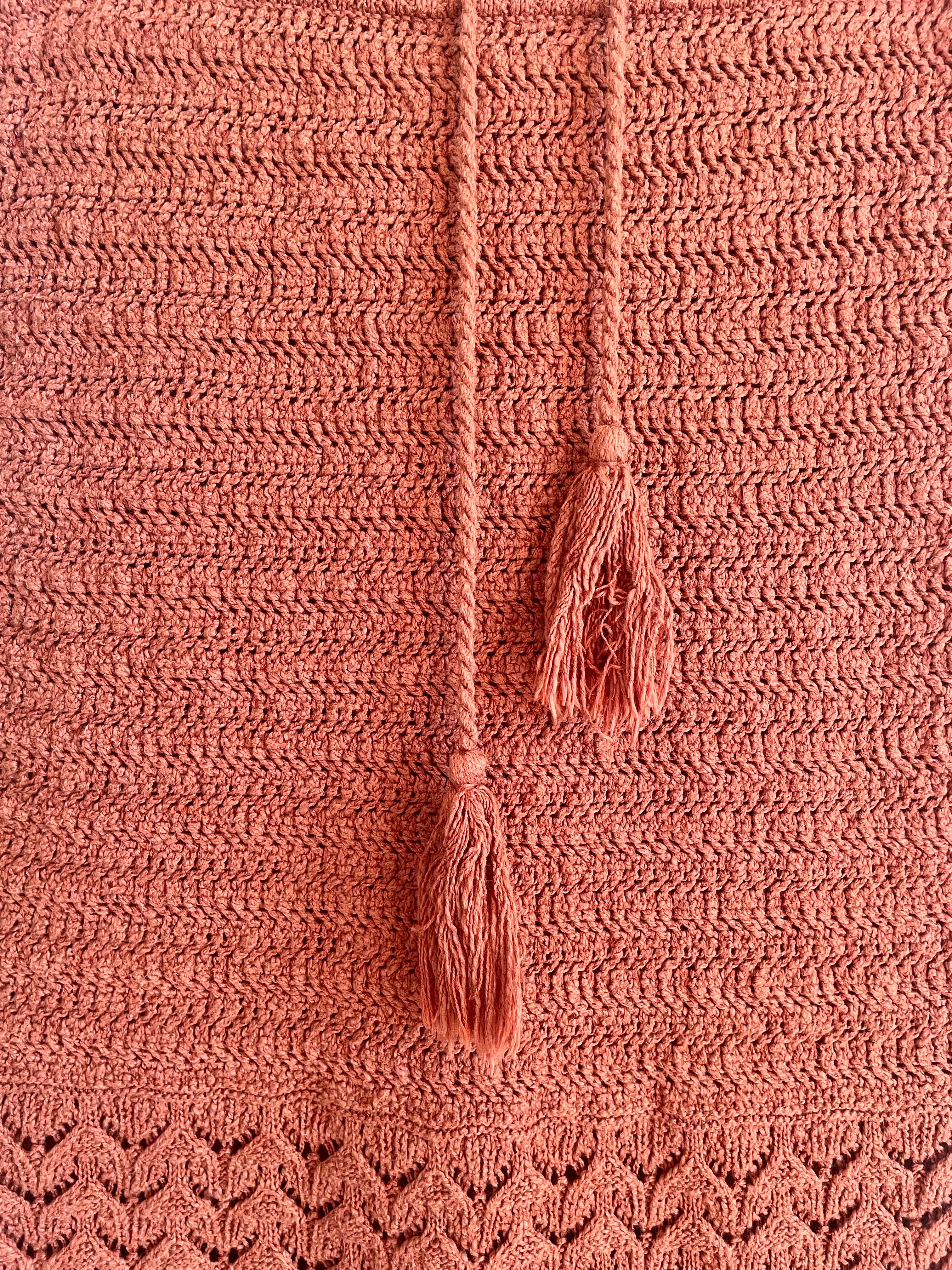 Ghanda Brown Knitted Pencil Skirt
