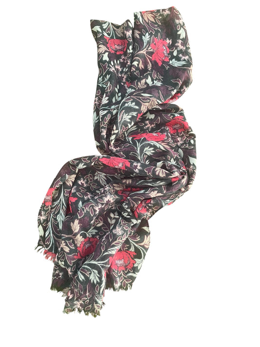 Floral pink/purple scarf