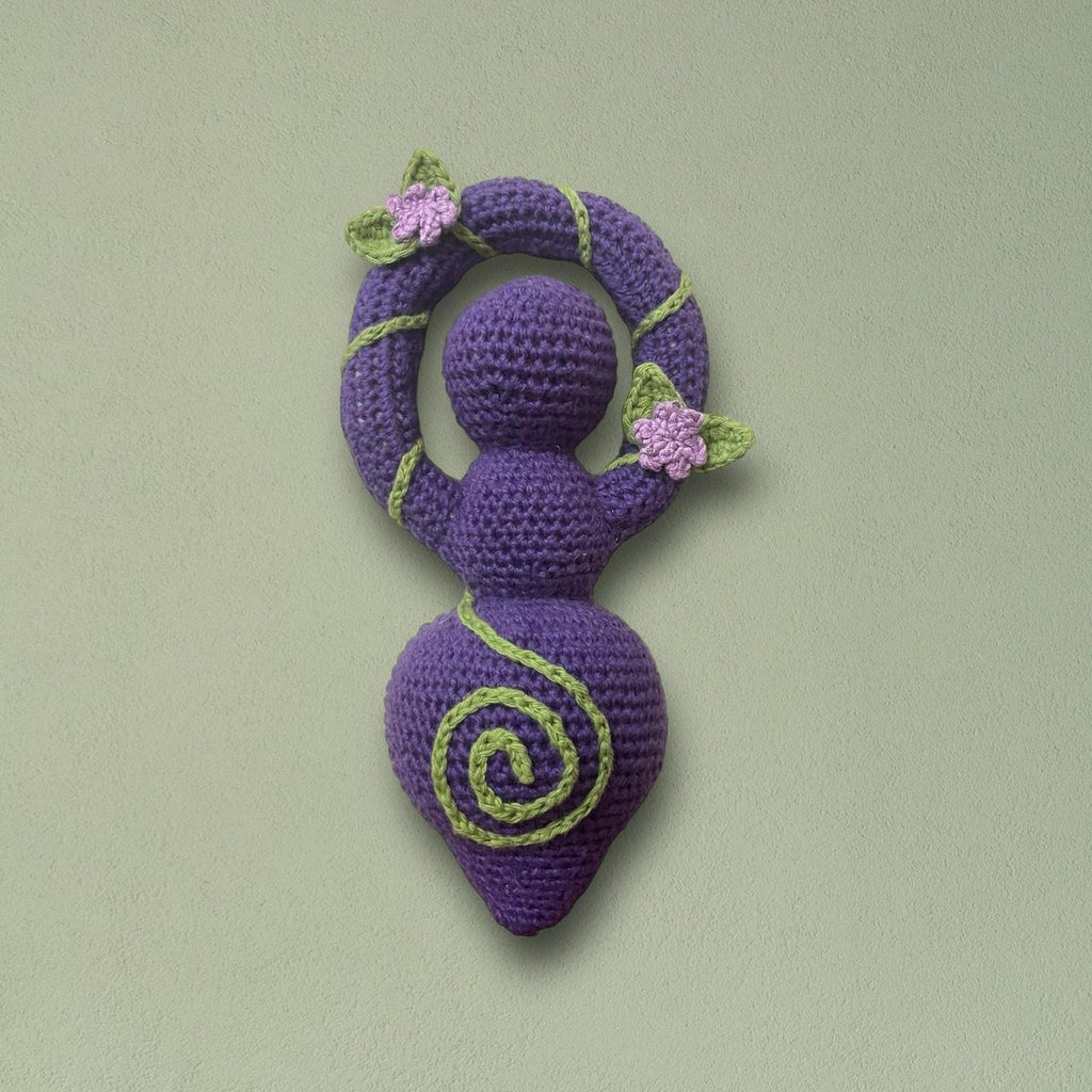 Crochet Purple Goddess Doll