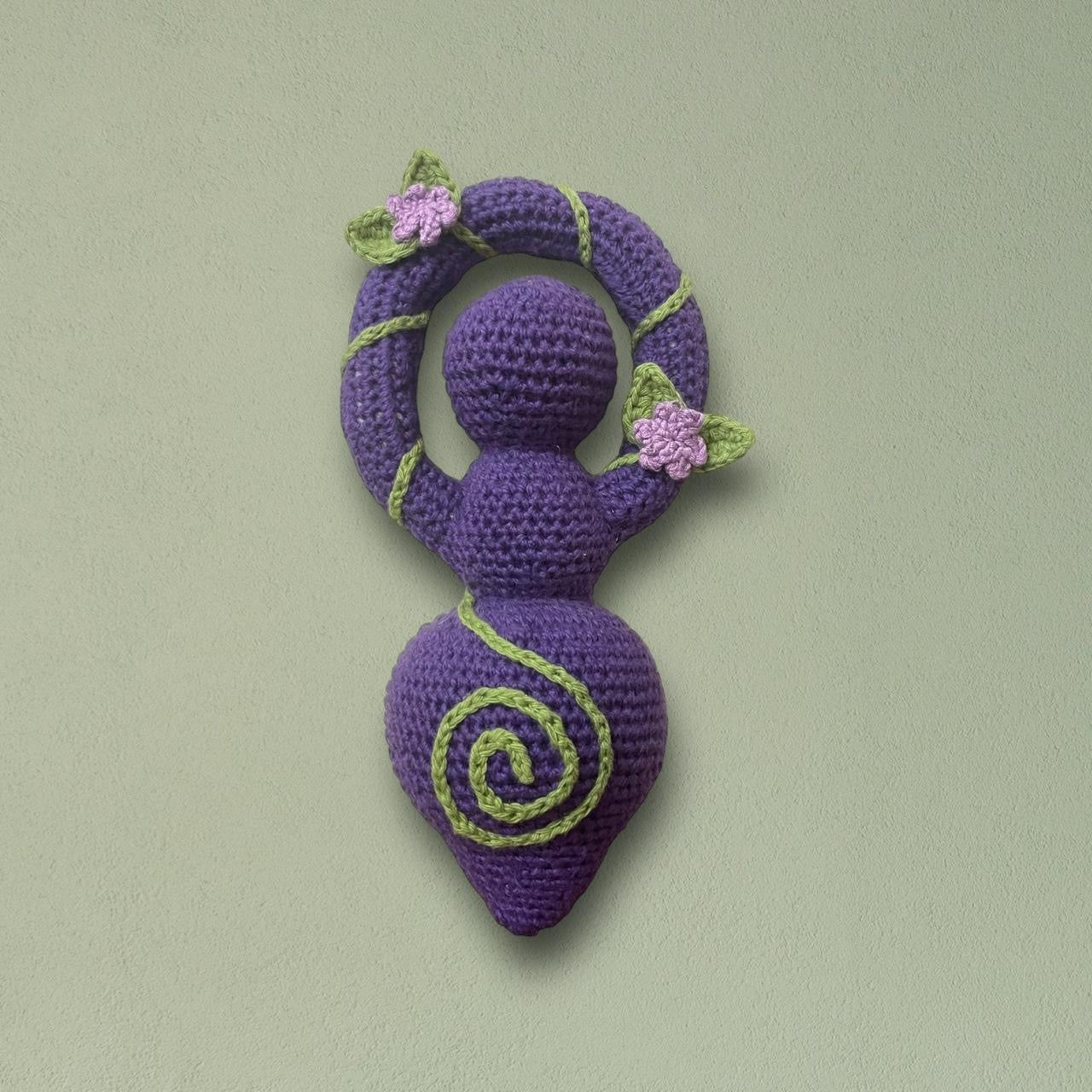 Crochet Purple Goddess Doll