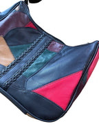 Patch Faux Leather Handbag