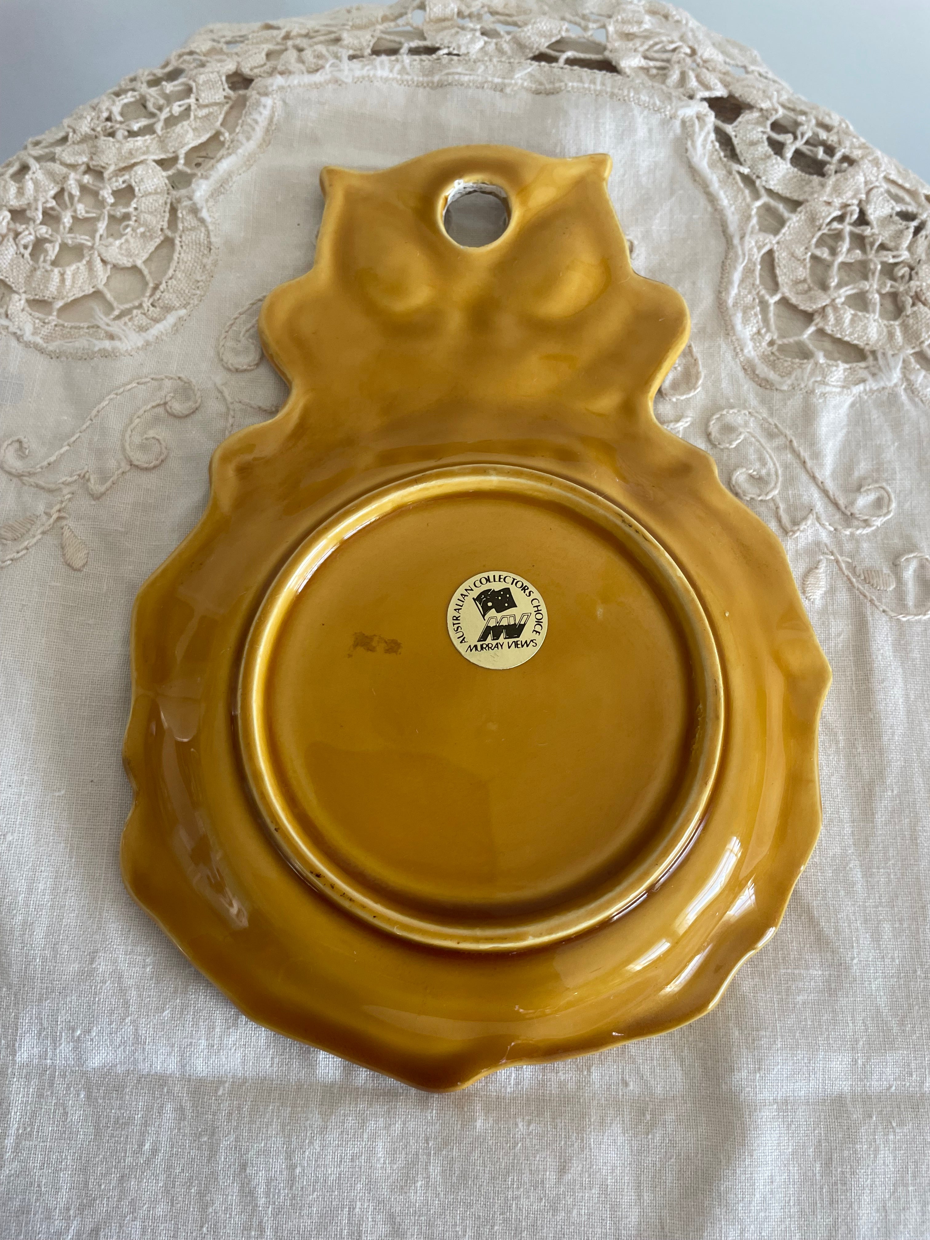 Ceramic Owl Spoonrest