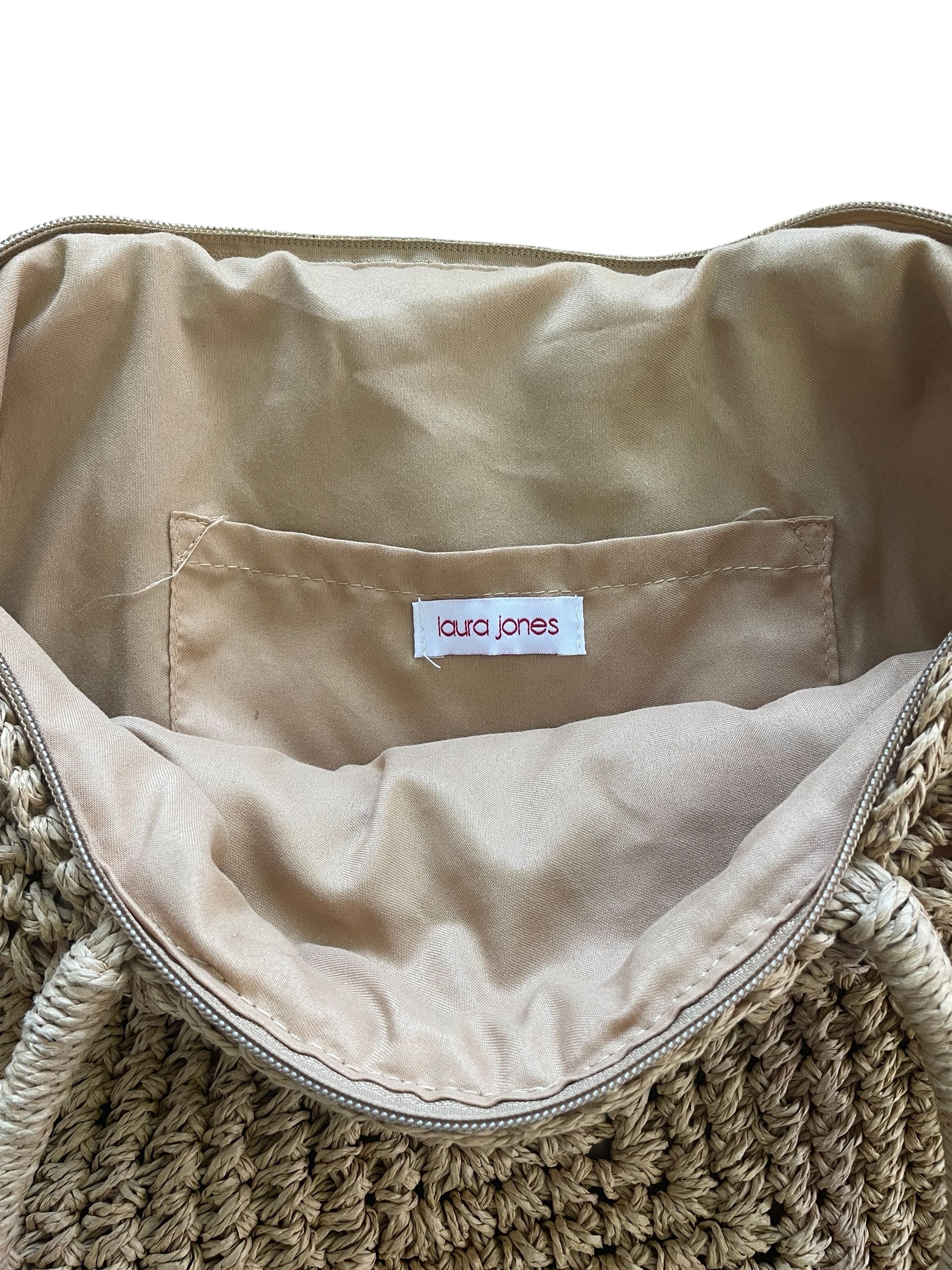 Woven Paper Tote Bag