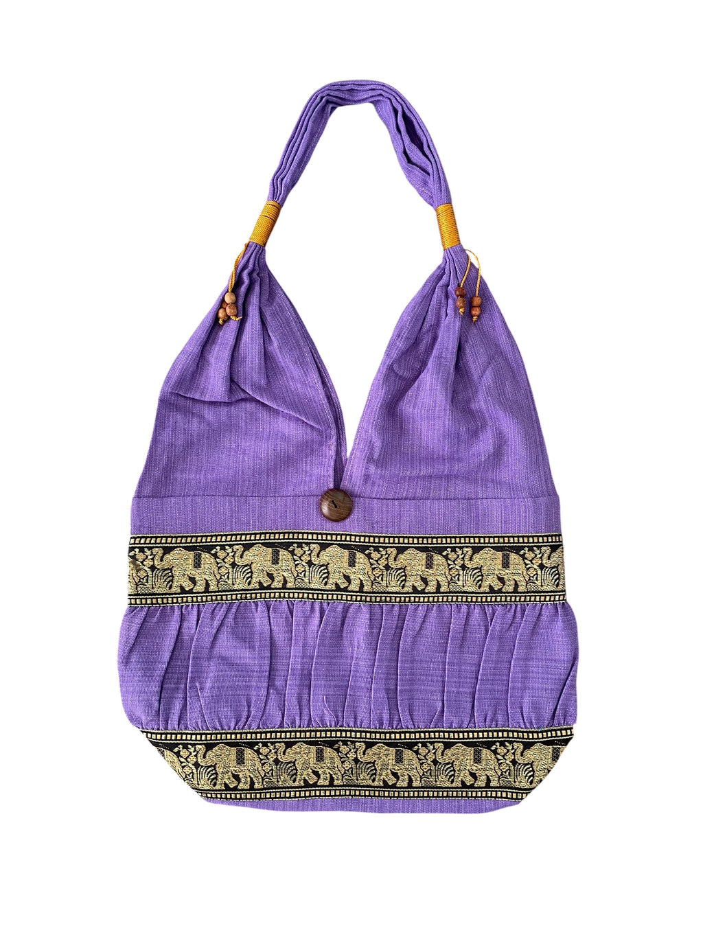 Hobo Style Elephant Cotton Bag