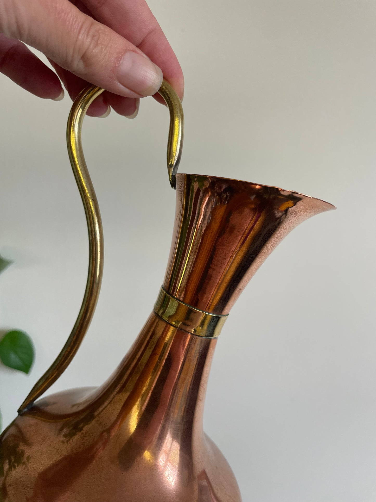 Vintage Copper & Brass Jug