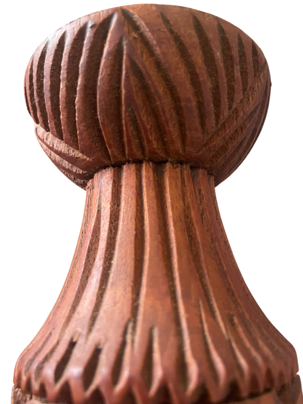 Hand carved Wooden Candle Holder