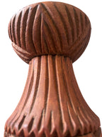 Hand carved Wooden Candle Holder