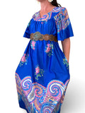 Vintage Blue Muumuu by Granada New York - Sz 3X