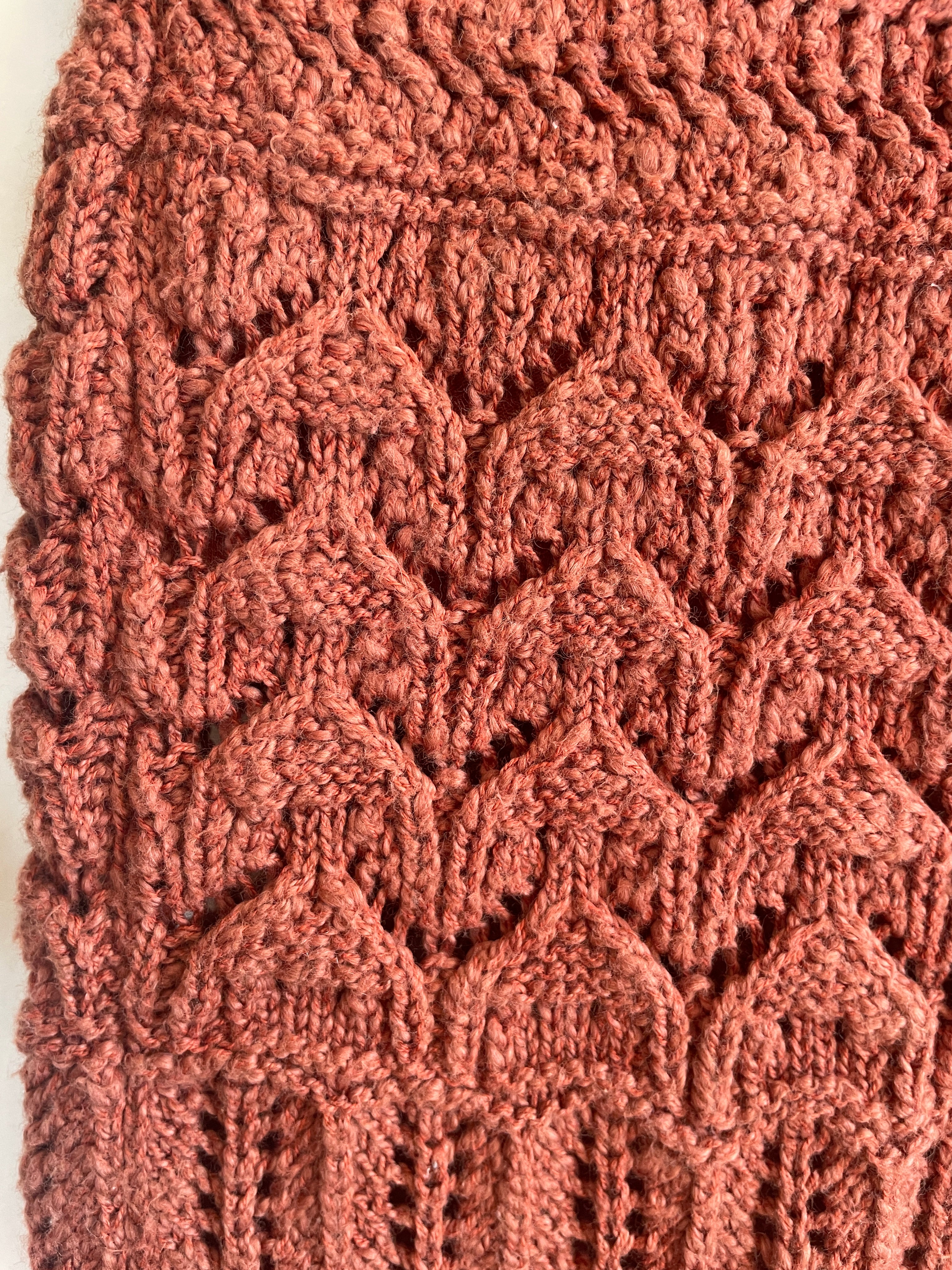 Ghanda Brown Knitted Pencil Skirt