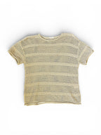 Pre-Loved Beige mesh top - Sz L