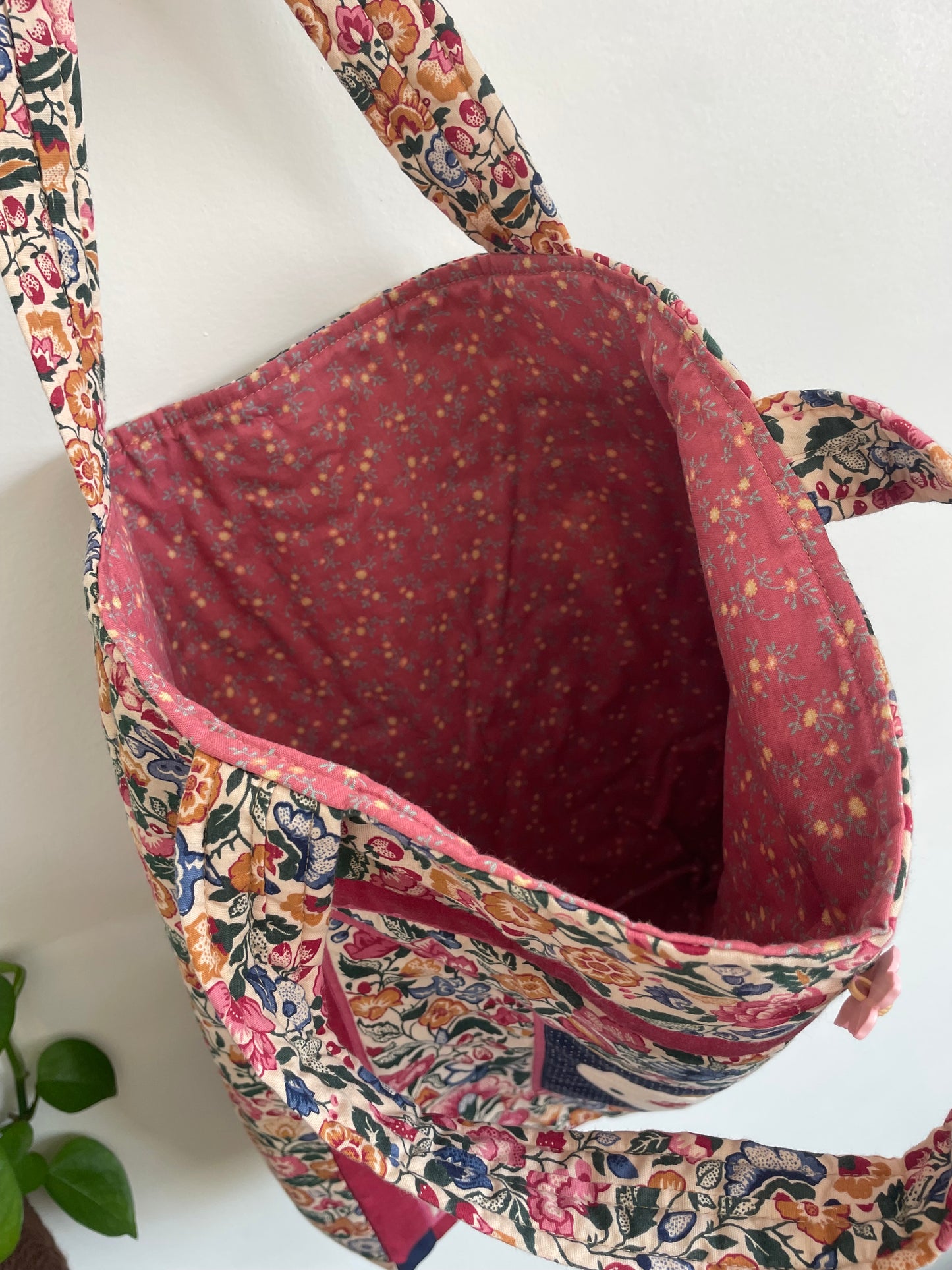Quilted Patchwork Tote Bag