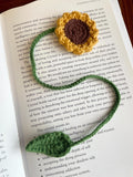 Sunflower bookmark in deep green